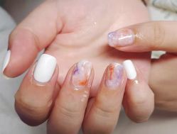 -孔雀手美甲美睫护理