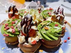 草莓忌廉华夫饼-BE BRIGHT KITCHEN(正佳广场店)