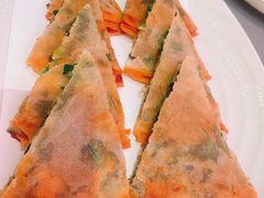 韭菜鲜虾薄饼-桂满陇·手作小笼包&江南叫花鸡(中山公园店)