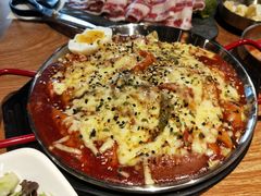 芝士辣炒年糕-弘益铭家九炙社韩国烤肉料理(尚美店)