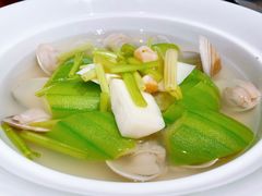 翡翠丝瓜煮台湾绿竹笋-宴遇·福建荟馆(新景中心店)