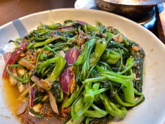马拉盏炒通菜-大头虾越式风味餐厅(光明广场店)