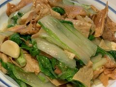 户县小白菜炒豆皮-长安大牌档之西安博物院文化餐厅(中贸店)