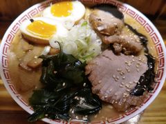 黑麻油豚骨拉面-老龙亭拉面店