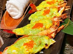 翡翠芝士焗虾-万福炭火烤肉日本料理(新街口店)