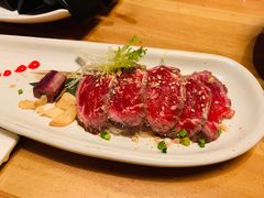 生鸡蛋拌牛肉-王鼎精致料理铁板烧(世博源店)