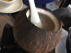 原汁椰子炖竹丝鸡-花溪雨·森林餐厅(石基店)