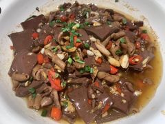 鸭血鸡杂煲-费大厨辣椒炒肉(万家丽一店)