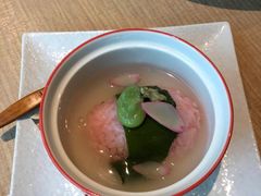 樱花饼配蚕豆-蟹的岡田屋(正大广场店)