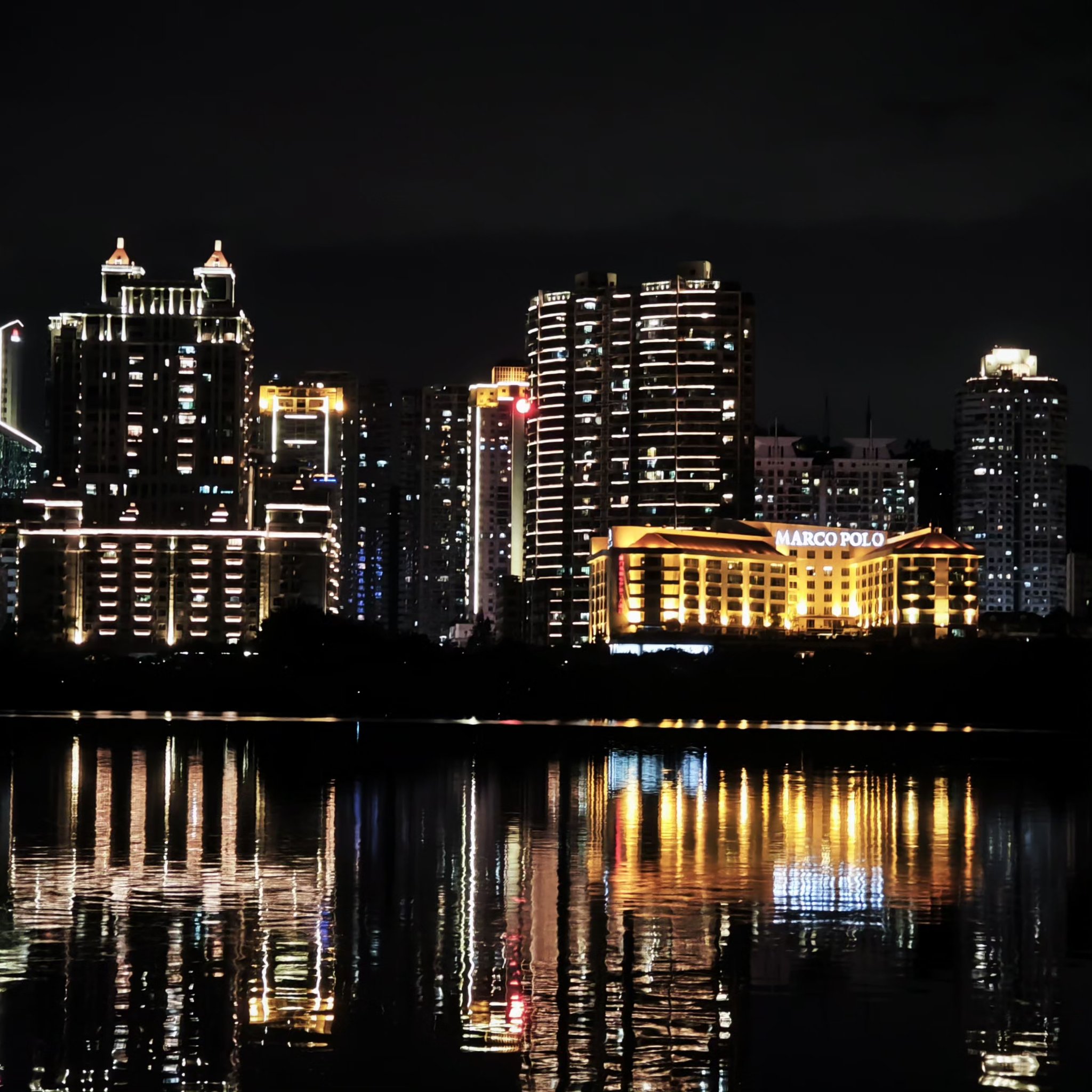 大嶝岛夜景图片