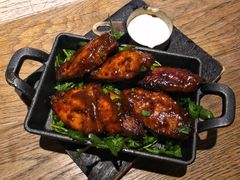 苹果木烟熏鸡翅-Goose Island Brewhouse鹅岛精酿啤酒酿造工坊餐厅