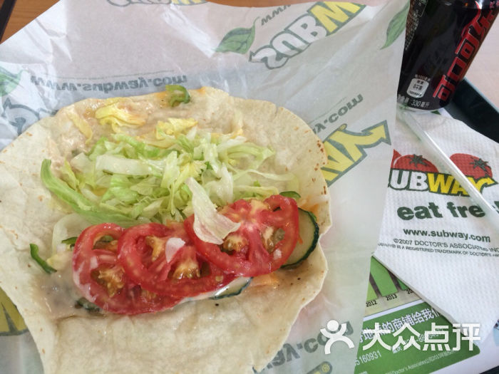 赛百味(软件园店)新鲜蔬菜百味卷图片 - 第2张