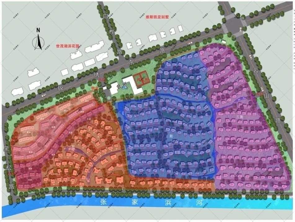 别墅🏡,小区详解,附小区俯拍图及建筑外立面,楼栋分布图
