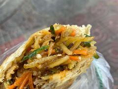 锅盔夹鸡丝-南充方酥锅魁