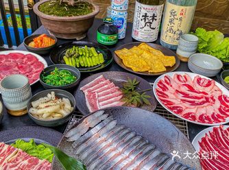 桂林十年老店！顶楼花园露天日式烤肉