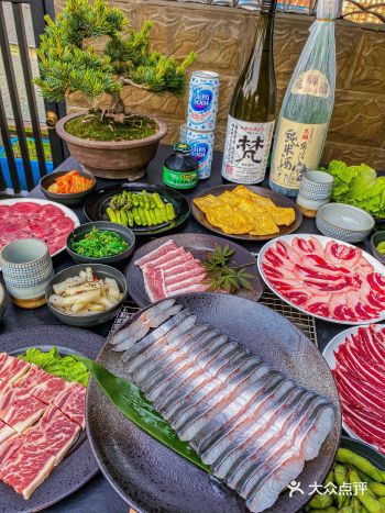 桂林十年老店！顶楼花园露天日式烤肉