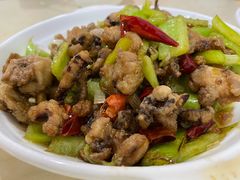 干煸鱿鱼-满口香饭店