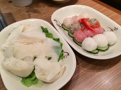 牛百叶+四喜丸子-金海阁海鲜火锅