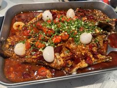 荔枝香辣味烤鱼-鱼酷活鱼烤鱼(南京水游城店)