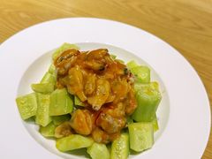 橄榄油蛤蜊肉拌黄瓜-船歌·鱼水饺青岛菜(太阳宫凯德MALL店)