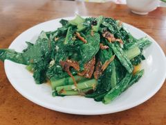 豆豉鲮鱼炒油麦菜-华记粥饭店(印象容桂主题风情街店)