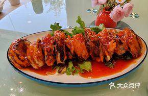 Shrimp-stuffed Eggplant Bites