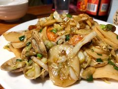 海鲜炒年糕-阿军排档·烧烤