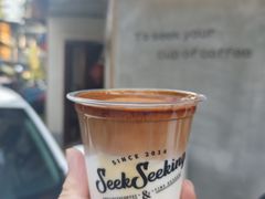 青蜜凤梨牛奶咖啡-SeekSeeking咖啡专门店(堰塘街店)