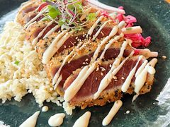 Panko & Sesame Crusted Ahi-Hula Grill Waikiki