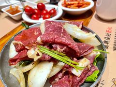 鲜拌黄牛肉-万兴佳烤肉·长白山老味道(宏泰广场店)