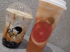烤黑糖波波牛乳-喜茶(太原印象城店)
