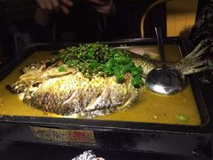 -探鱼·鲜青椒爽麻烤鱼(三水广场店)