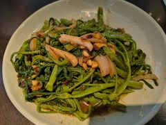 马拉盏炒通菜-大头虾越式风味餐厅(光明广场店)