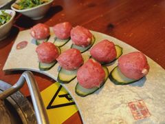 现打牛肉丸-高兴壹锅·潮汕鲜牛肉火锅(良乡梅花庄店)