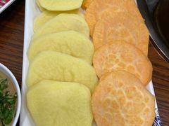 土豆地瓜合盘-楼外楼大刀肉传统火锅居(博学路店)