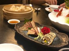清酒鹅肝配鳗鱼卷-柒园·三十年创意杭帮菜(龙湖滨江天街店)