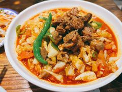羊肉酸菜拌面-桂花香手工面(鼓楼店)