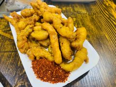 现炸酥肉-黔府豆米火锅野菜馆(南马店)