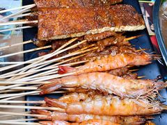 鲜虾-2烧烤串·秘制鲫鱼