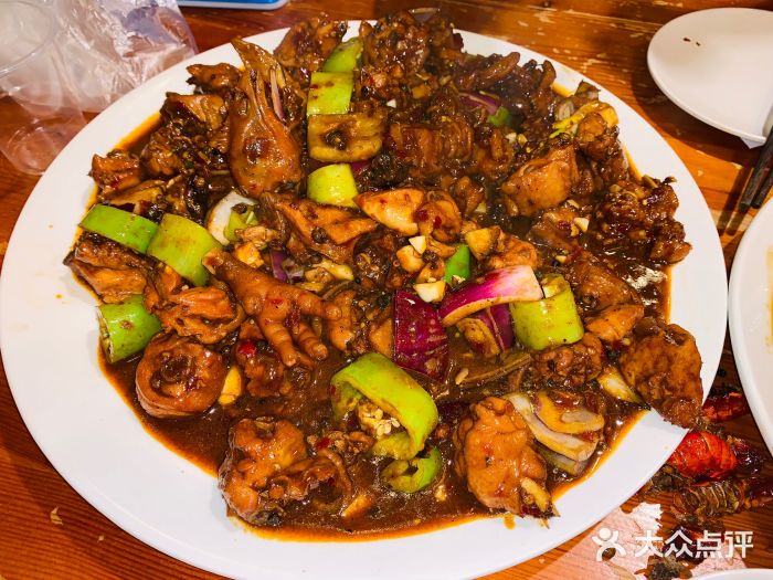 老李家炒鸡虾尾(金水凯旋店)大盘炒鸡图片