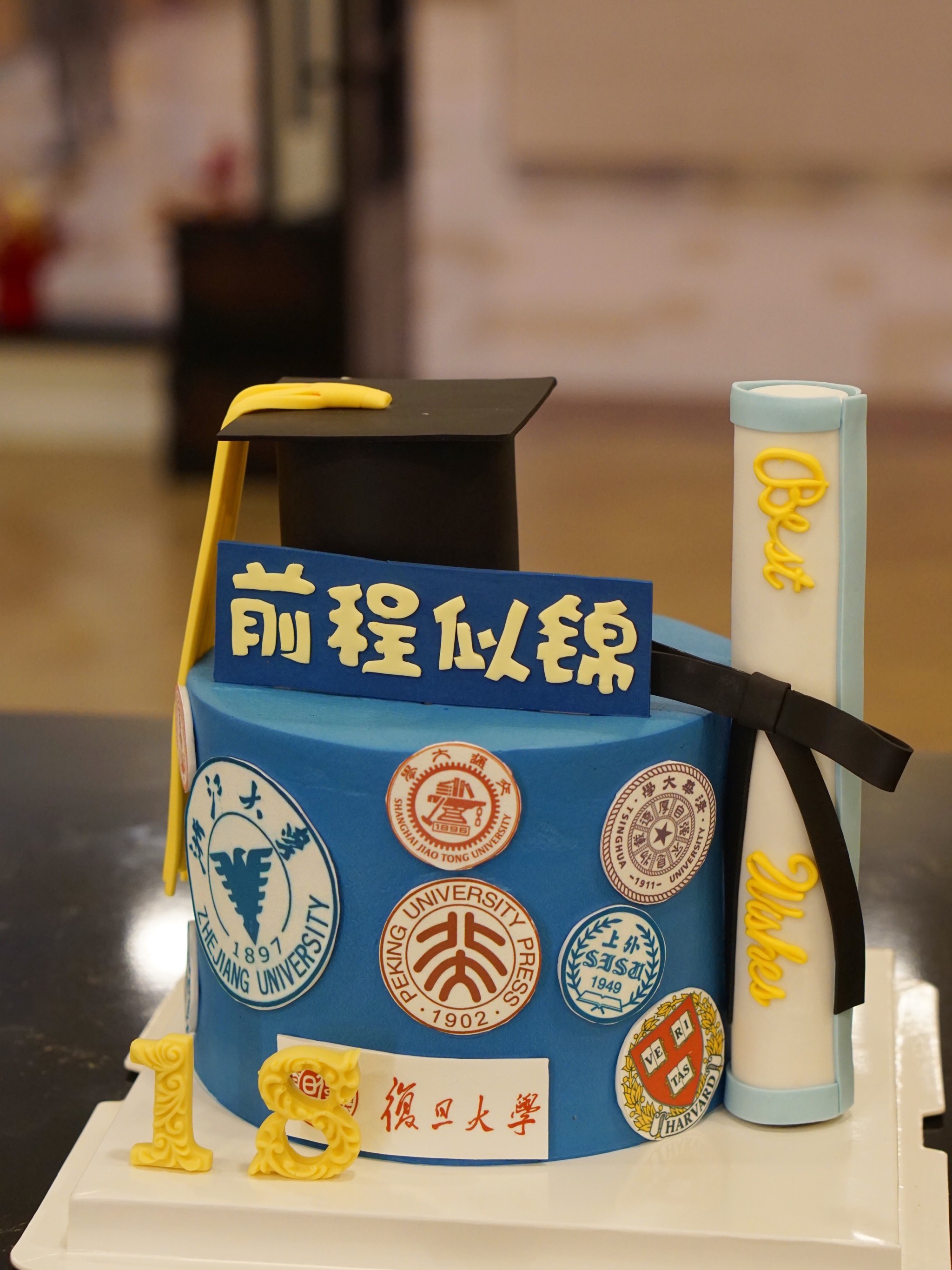 祝考上大学的蛋糕图片图片