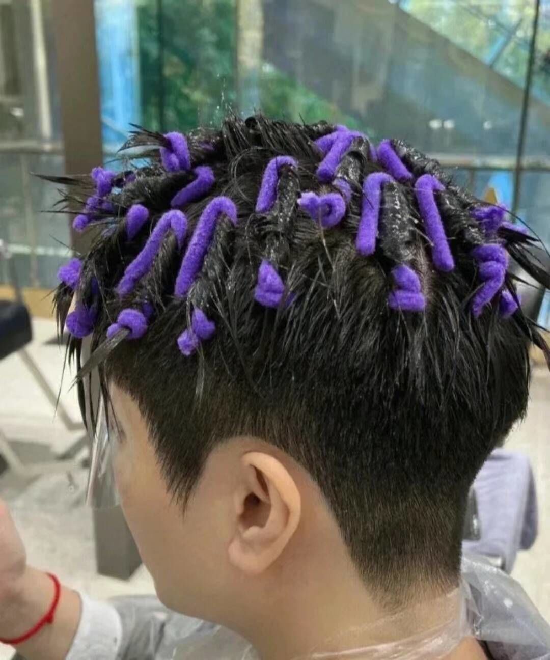 摩根烫男士秋冬凌乱蝴蝶烫适合任何脸型的男