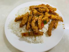 蒜蓉猪扒饭-好好滋味茶餐厅