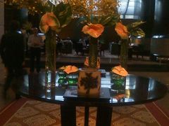 大厅迎宾花-上海波特曼丽思卡尔顿酒店