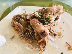 椒盐皮皮虾-天桥饭店·特色海鲜(金山嘴渔村店)