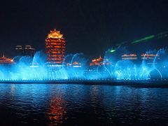 夜景-眉山湿地公园(东坡区)