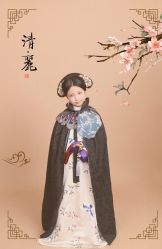 -后宫·古装汉服京剧儿童亲子全家福摄影