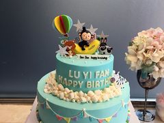 小猴子宝宝1周岁生日蛋糕-兔子妃私人定制蛋糕(城南花苑南区店)