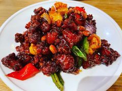 椒香虾仁爆鸡球-陈傻子餐厅(世纪都会店)