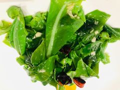 炒绿叶菜-宝轩渔府·老字号海鲜·正宗津菜(水上店)
